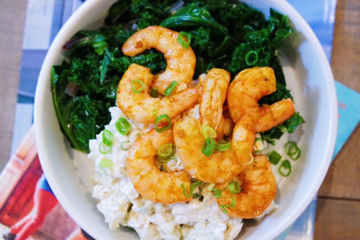 healthy shrimp & grits recipe
