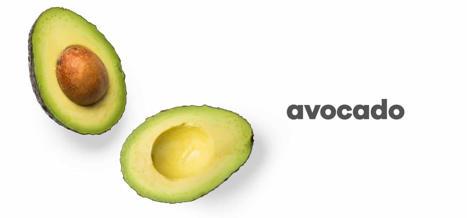 cut open avocado