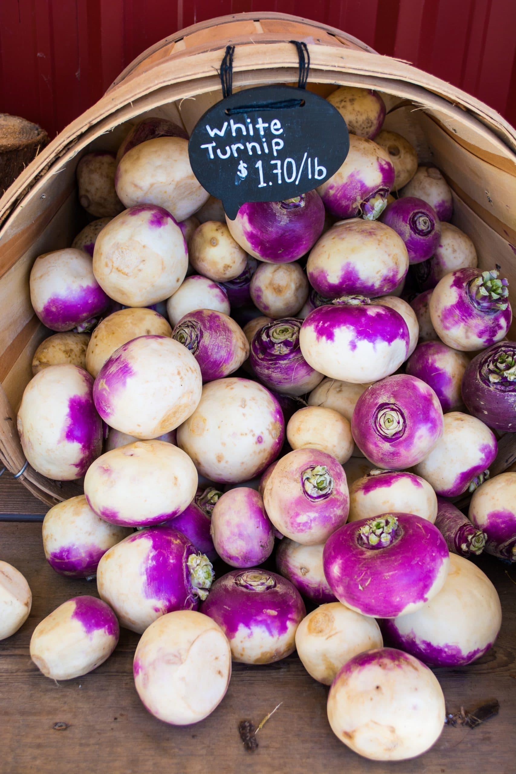 turnips in a barrel